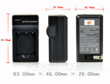 DSTE EN-EL19 Replacement Battery or Charger for Nikon S2600 S3300 S4300 S6600