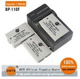 DSTE BP-110F Replacement Battery or Charger for Canon VIXIA HF R206 R200 R28 R26 R21