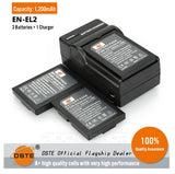 DSTE EN-EL2 Replacement Battery or Charger For Nikon COOLPIX 2500 3500