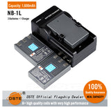 DSTE NB-1L NB-1LH Replacement Battery or Charger for Canon IXUS 200a 300 300a 320 330 400 430 500 V2 V3 VII IXY 200 200a S110