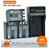 DSTE NB-2L14/BP-2L14 2500mAh Battery and Charger for Canon FV500/M200/M300 ZR800