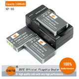 DSTE NP-95 Replacement Battery or Charger for Fujifilm X100S X100 F30 FD 3DW1