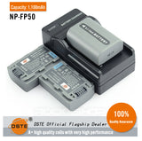 DSTE NP-FP50 Replacement Battery or Charger for Sony DCR-HC30 40 43E 65 85 94E 96 DCR-SR30 60E 70E 80E as NP-FP30 NP-FP60 NP-FP70 NP-FP90 NP-FP51 NP-FP71 NP-FP91