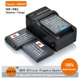 DSTE NP-FR1 1,600mAh Battery and Charger For Sony P200 P100 T30S T50