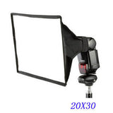 20 X 30cm General Foldable Soft Box Flash Diffuser for Canon Nikon Sony Minolta BHU2