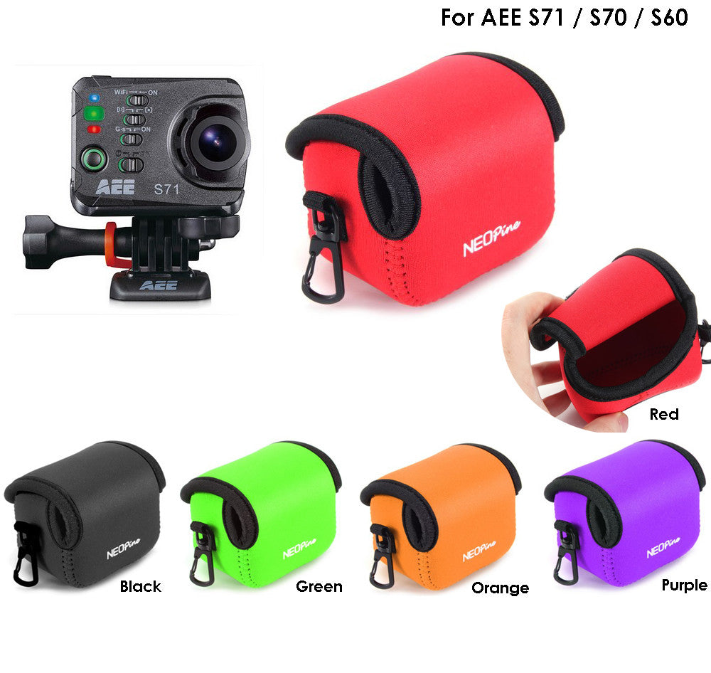 NEOPine Neoprene Portable Camera Bag for For AEE S71 S70 S60