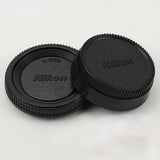 Body and Rear Lens Cover Cap for Nikon