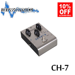 Biyang CH-7 Classic Analog Chorus Guitar Bass Effect Pedal (ToneFancier Series)