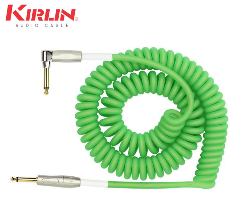 KIRLIN IMK-202PFGL Premium Coil Instrument Guitar Cable