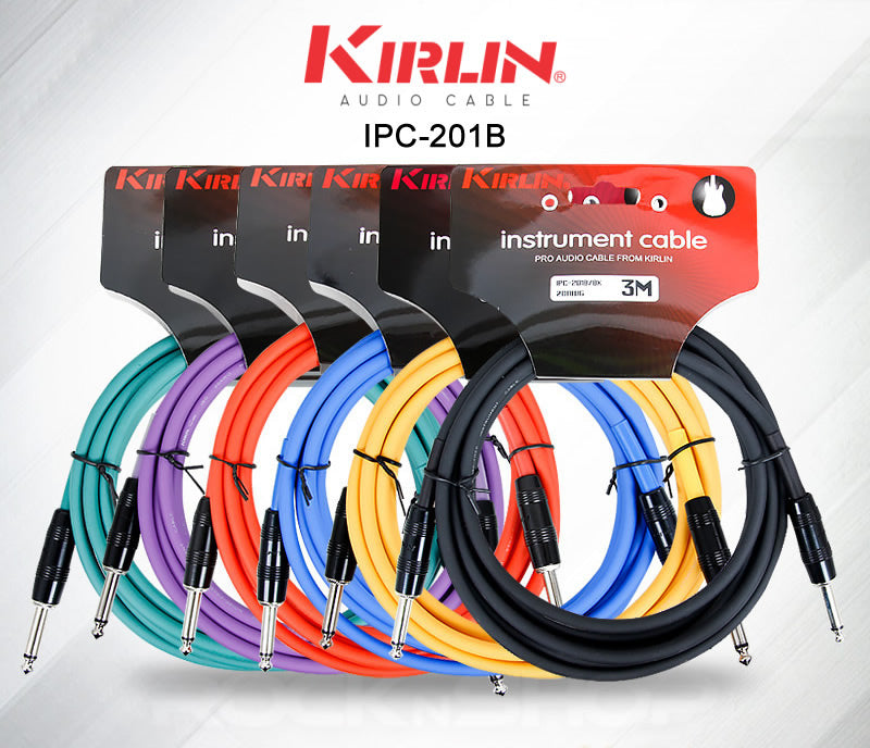 KIRLIN IPC-201B Double Straight Head Guitar Cable