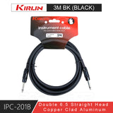 KIRLIN IPC-201B Double Straight Head Guitar Cable