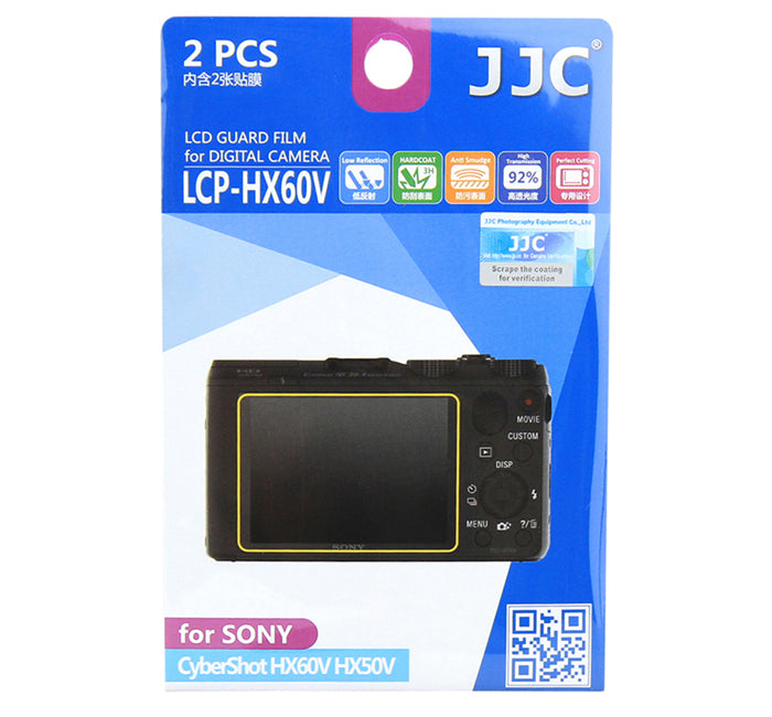 JJC LCD Guard Film for SONY CyberShot HX60V / HX50V