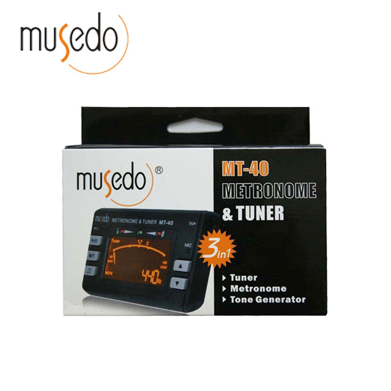 Musedo MT-40  3-in-1 Guitar Tuner Metronome and Tone Generator