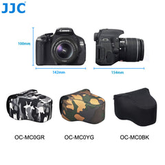 JJC OC-MC0 Series Neoprene Camera Case for Sony Canon Nikon Fujifilm