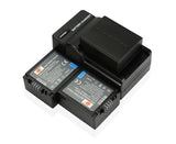 DSTE DMW-BLB13 Replacement Battery or Charger for Panasonic G1 GH1 GF1 G10 G2
