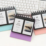 3 inch Desktop Calendar Photo Album for Fujifilm Instax Mini | 68 Pockets