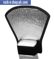 Camera Flash Diffuser Softbox Silver and White Reflector for Canon 580EX Nikon SB-600 Penta