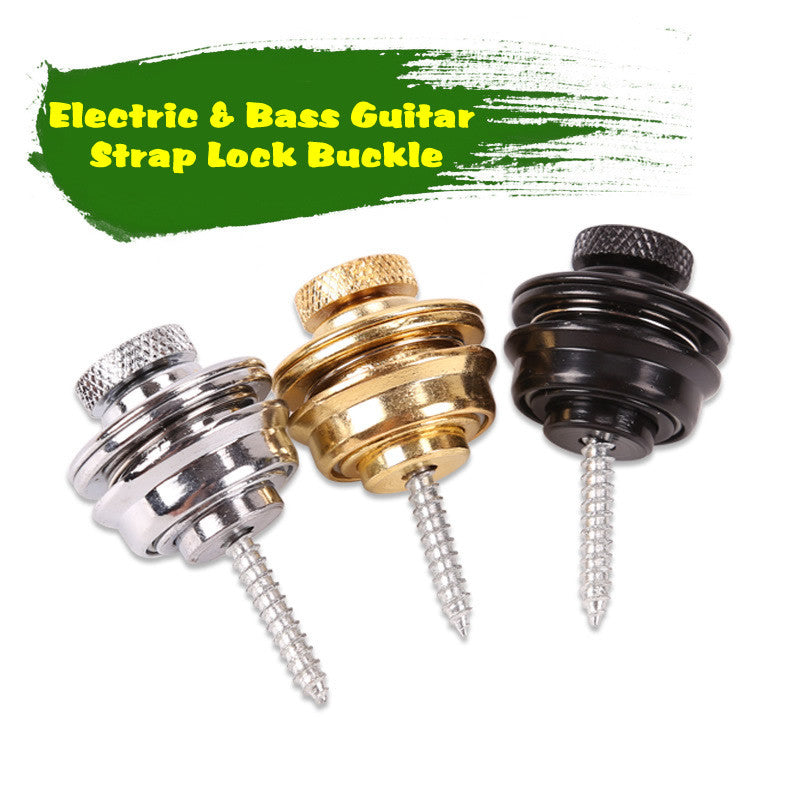 Guitar Strap Lock For Acoustic Electric Bass Guitar