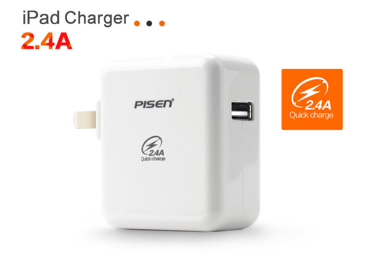 Pisen USB Charger 2.4A for Apple iPhone/iPad