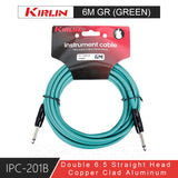 KIRLIN IPC-201B Double Straight Head Guitar Cable