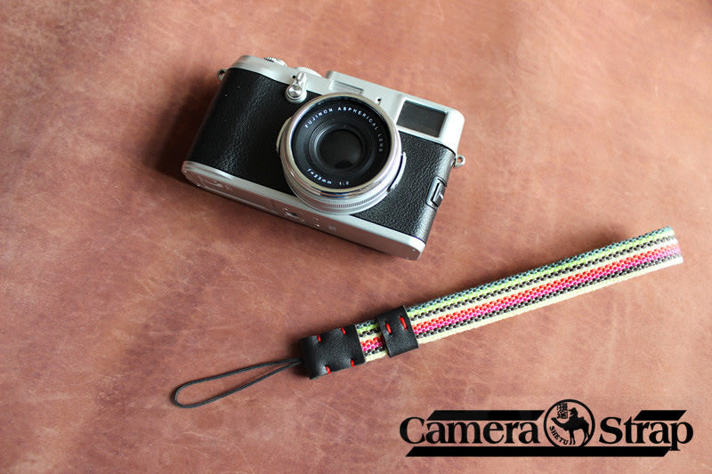 Striped Camera Wrist Strap for Sony Fujifilm Instax