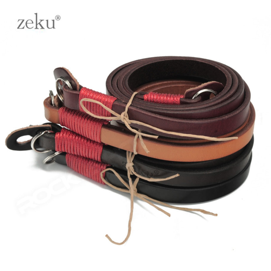 Zeku Retro Genuine Leather Camera Strap for Fujifilm Sony