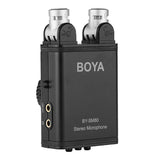 BOYA BY-SM80 Mini Stereo X/Y Condenser Microphone Mic for DSLR Camera