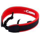 Rubber Camera Strap Red For Canon 50D 40D 30D 5D 450D 1000D