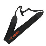 Rubber Camera Strap Red Black For Canon 50D 40D 30D 5D 450D 1000D