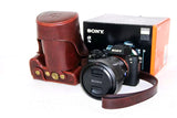 Leather Case Holster for Sony A7II A7RII A7SII A72 A7S2 A7M2 A7RM2 Camera 24-70mm Kit Lens