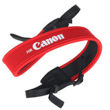 Rubber Camera Strap Red For Canon 50D 40D 30D 5D 450D 1000D