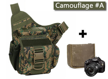 Campsnail D5 Column Army Messenger Camera Bag