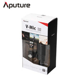 Aputure V-Mic D2 Sensitivity Adjustable Directional Condenser Shotgun Microphone for Nikon Canon Pentax Camera Camcorder DSLR