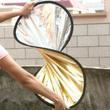 Studio Lighting 2-in-1 diffuser Light Multi Collapsible Disc Reflector