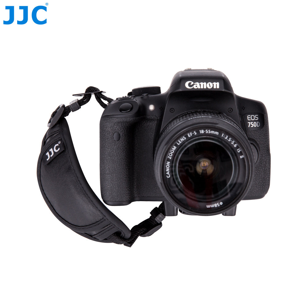 JJC HS-A Leather Hand Grip Strap with Grip Wheel