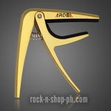 AROMA AC-02 Guitar Capo Zinc Alloy Capo Silicone Cushion Capo