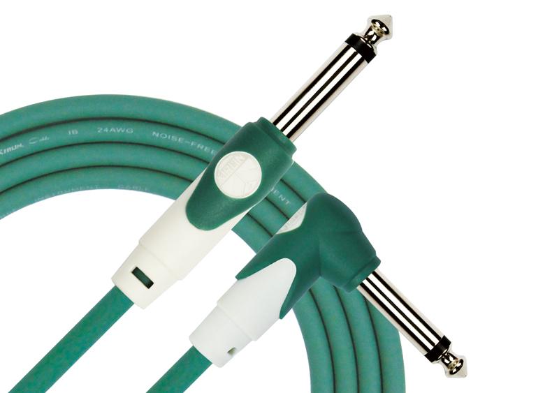KIRLIN LGI-202 LightGear Straight to Right Angle Guitar Cable with PVC Jacket