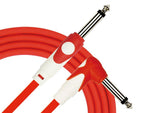 KIRLIN LGI-202 LightGear Straight to Right Angle Guitar Cable with PVC Jacket