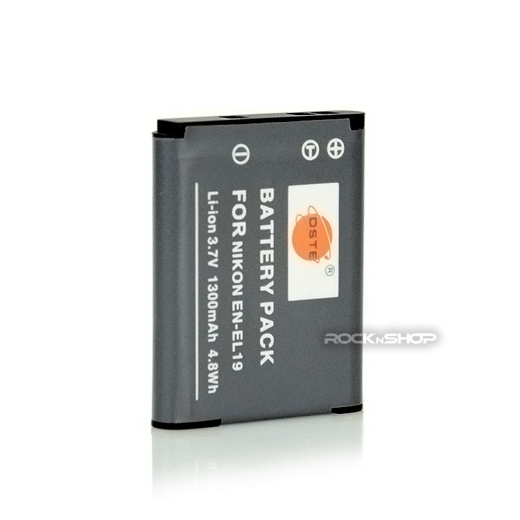 DSTE EN-EL19 Replacement Battery or Charger for Nikon S2600 S3300 S4300 S6600