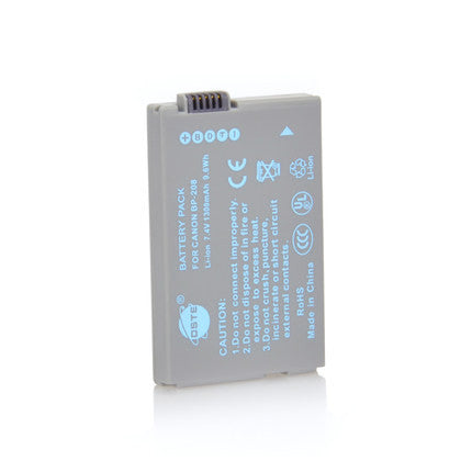 DSTE BP-208 Replacement Battery or Charger for Canon DC210 MVX430 MVX460