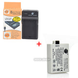 DSTE LP-E5 Replacement Battery or Charger For Canon EOS 450D, EOS 500D, EOS 1000D