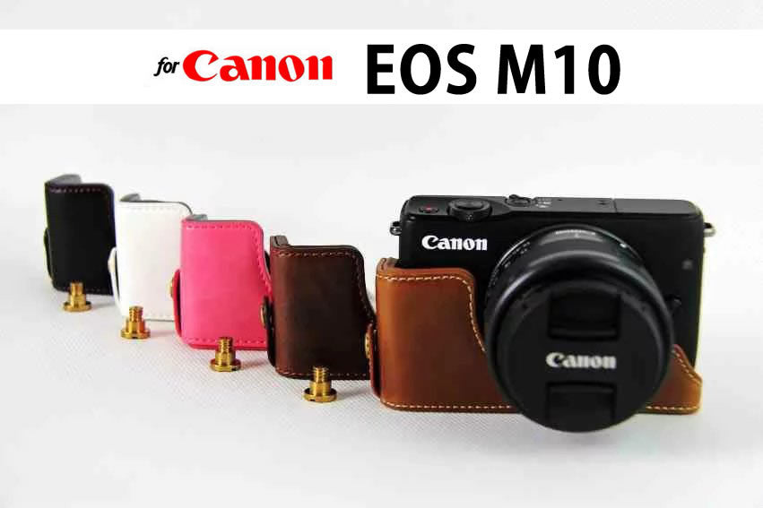 Leather Half Case for Canon EOS M10 / M100 (version 2)