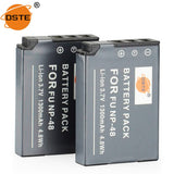 DSTE NP-48 Replacement Battery or Charger for Fujifilm XQ1 XQ2