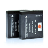 DSTE DMW-BLH7E 1000mAh Battery orCharger for Panasonic DMC-GM1 GM5 GF7 GM1K