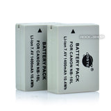 DSTE NB-10L Replacement Battery or Charger for Canon G1X G15 SX40 G1X G16