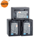 DSTE BP-727 Replacement Battery or Charger for Canon R506 BP-709 HF R300
