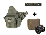 Campsnail D5 Column Army Messenger Camera Bag