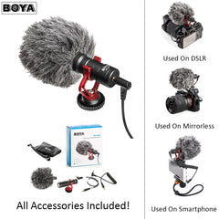 BOYA BY-MM1 Shotgun Video Microphone for Camera and Smart Phone