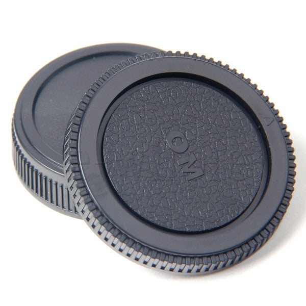 Body and Rear Lens Cover Cap For Olympus OM 4/3