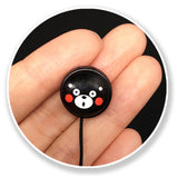 Cartoon Black Bear Lens Cap/ Hotshoe/ Anti-lost Lens String